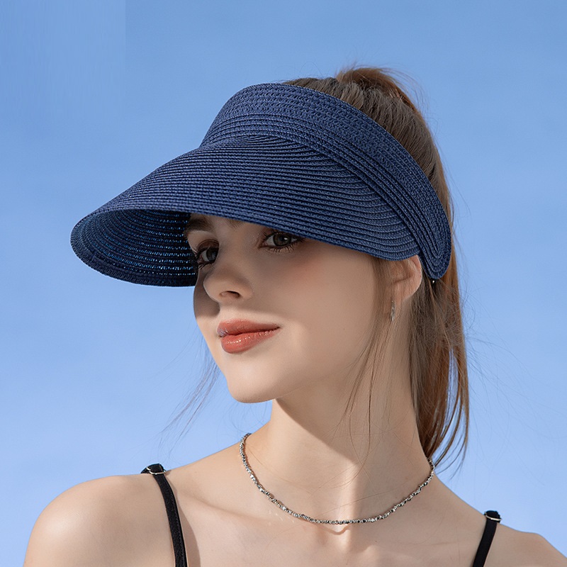 Bucket Hat Straw - المرأة UPF50 واسعة حافة قبعة الشمس