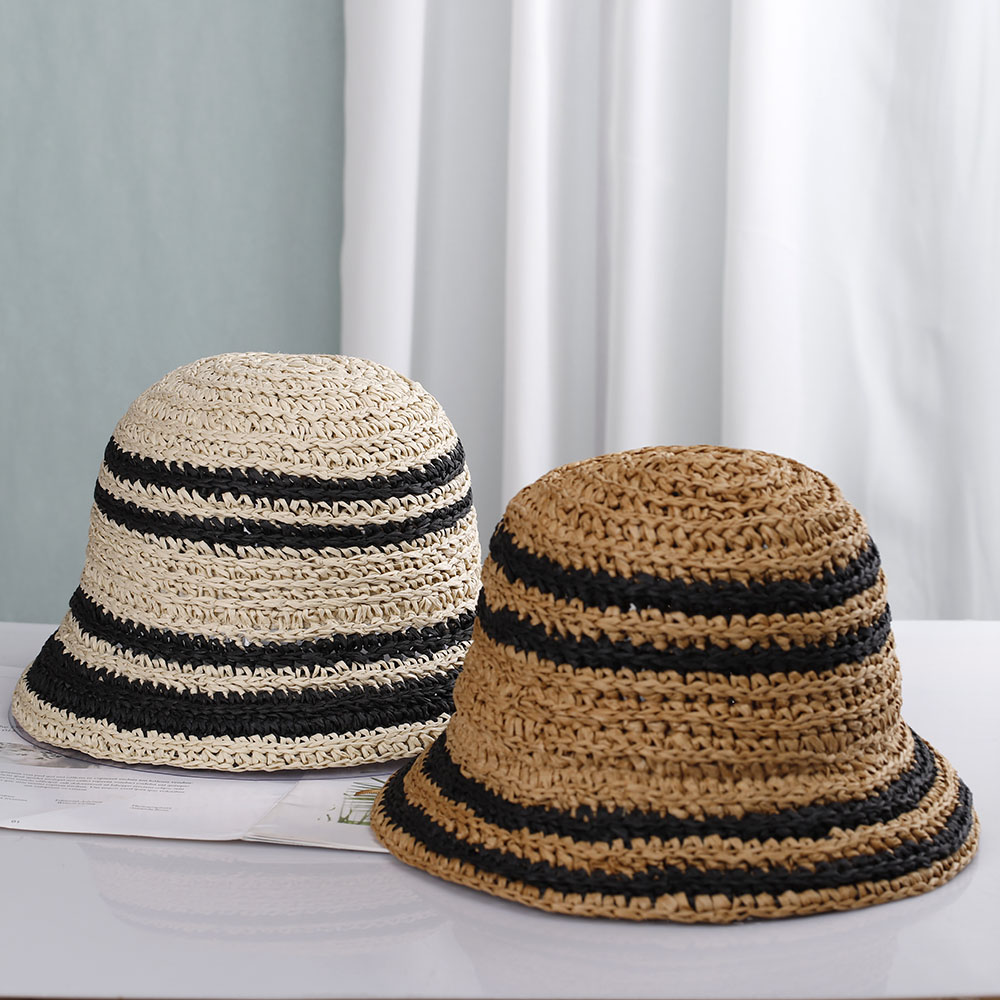قبعة الشاطئ للنساء قبعة دلو قب - مراجعة Bucket Hat Straw وسعره