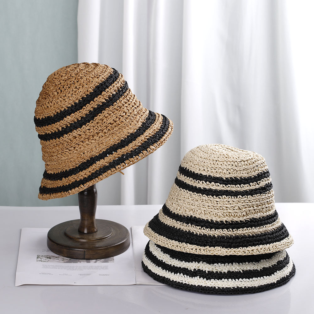 قبعة الشاطئ للنساء قبعة دلو قب - مراجعة Bucket Hat Straw وسعره