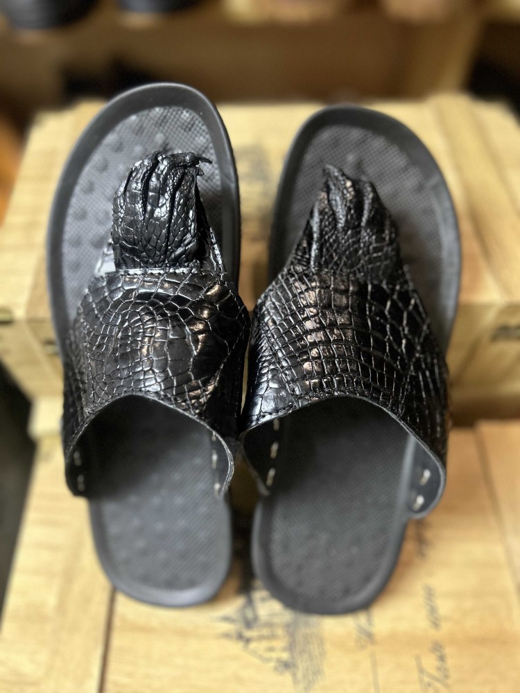 أحذية صيفية رجالية من الجلد ال - مراجعة Flip Flop Leather Men وسعره
