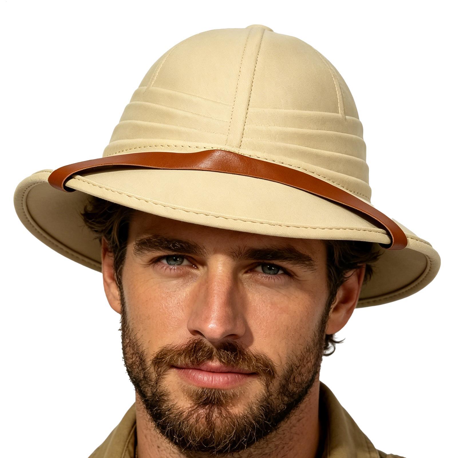قبعة قش بريطية أنيقة للرجال وا - مراجعة Bucket Hat Straw وسعره