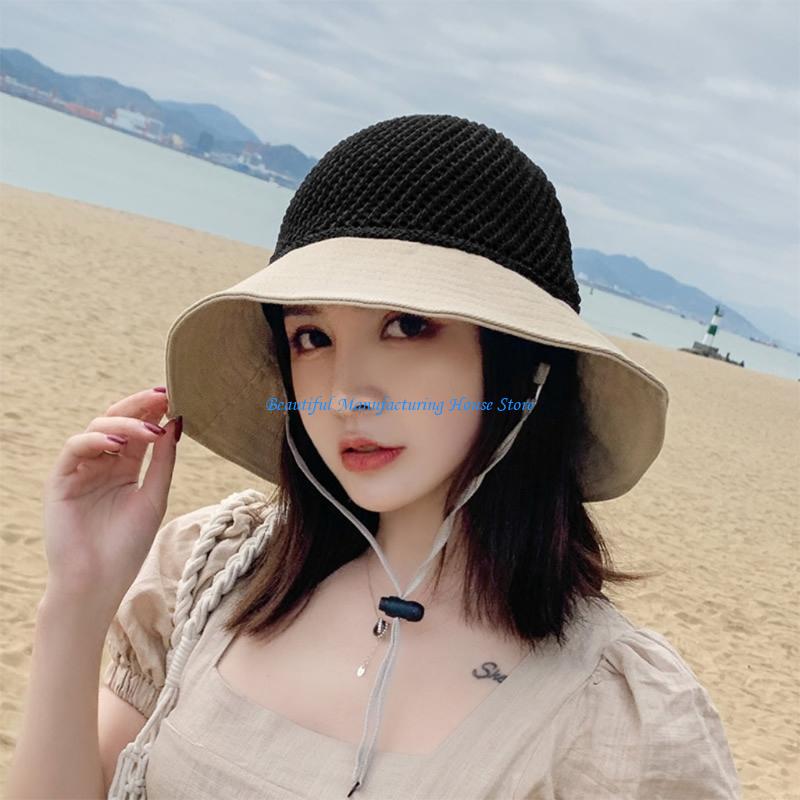 E56A المرأة الصيف شبكة علوية ل - مراجعة Packable Hat Nylon وسعره