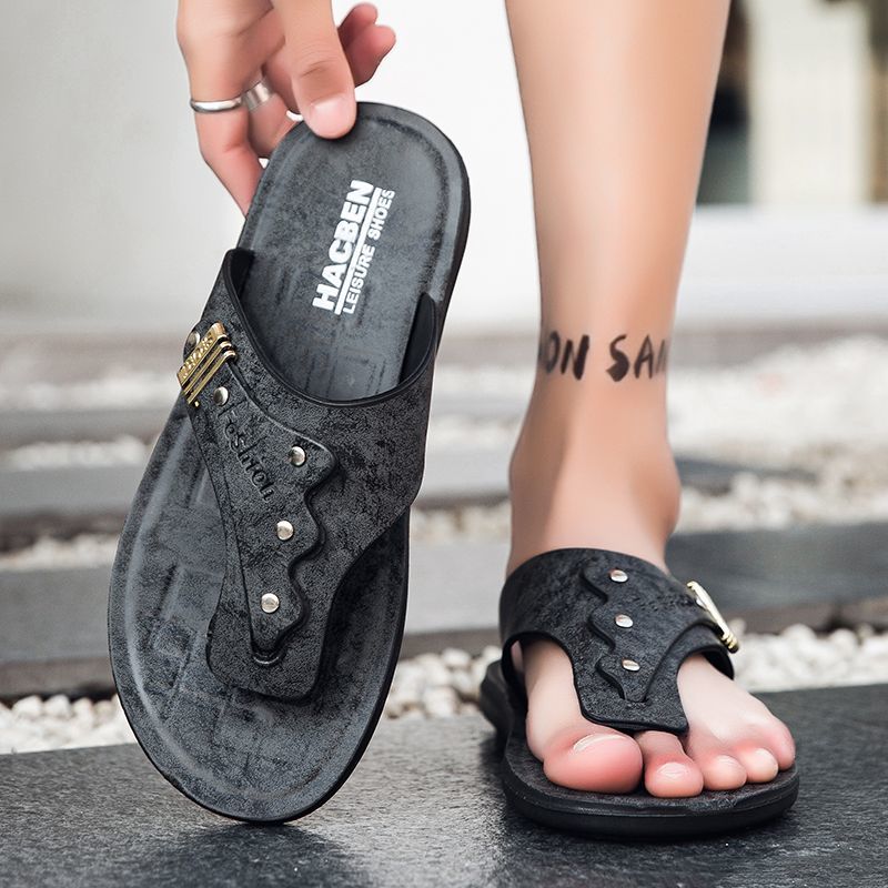 شباشب رجالية جديدة لعام 2026 م - مراجعة Flip Flop Leather Men وسعره