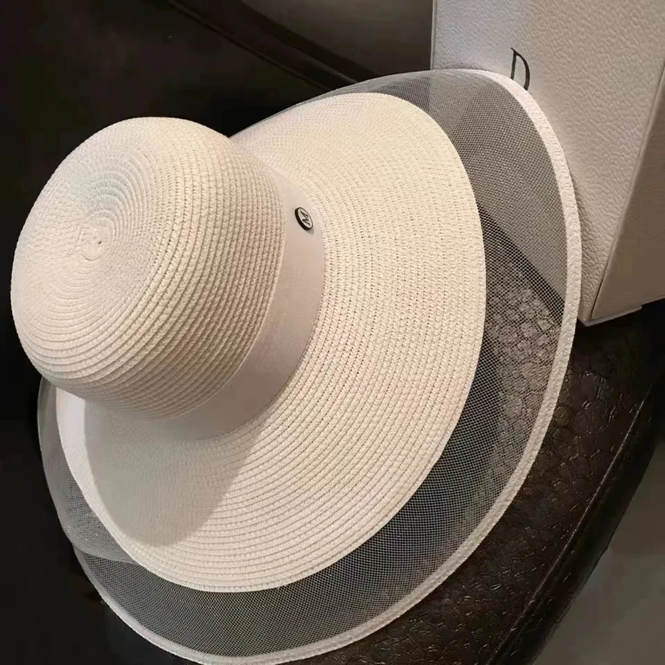 قبعة شمس نسائية من القش قابلة  - مراجعة Bucket Hat Straw وسعره