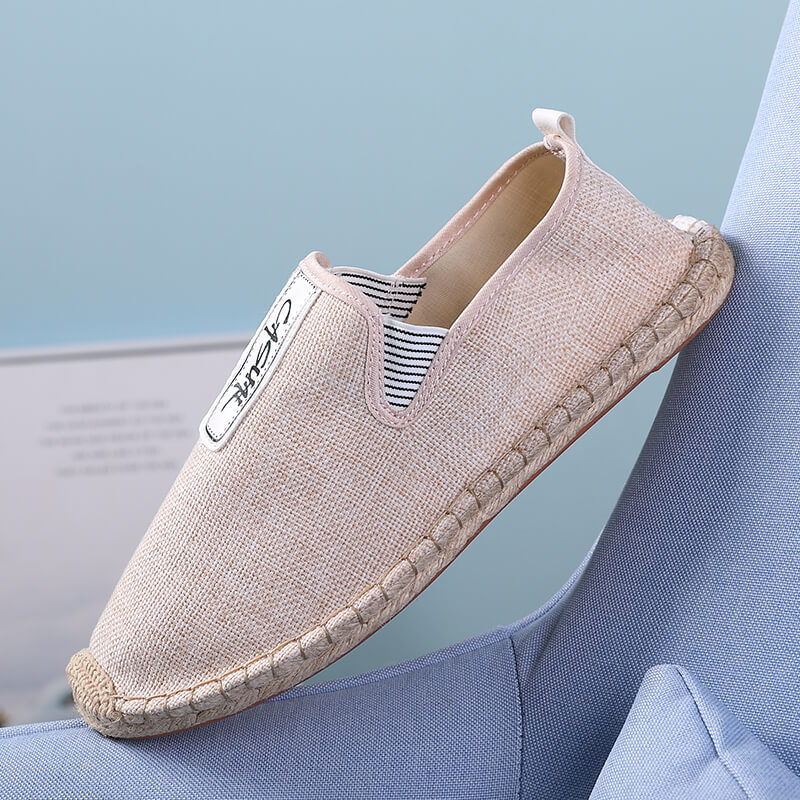 أحذية رجالية كاجوال من الكتان، - مراجعة Espadrille Slip On وسعره
